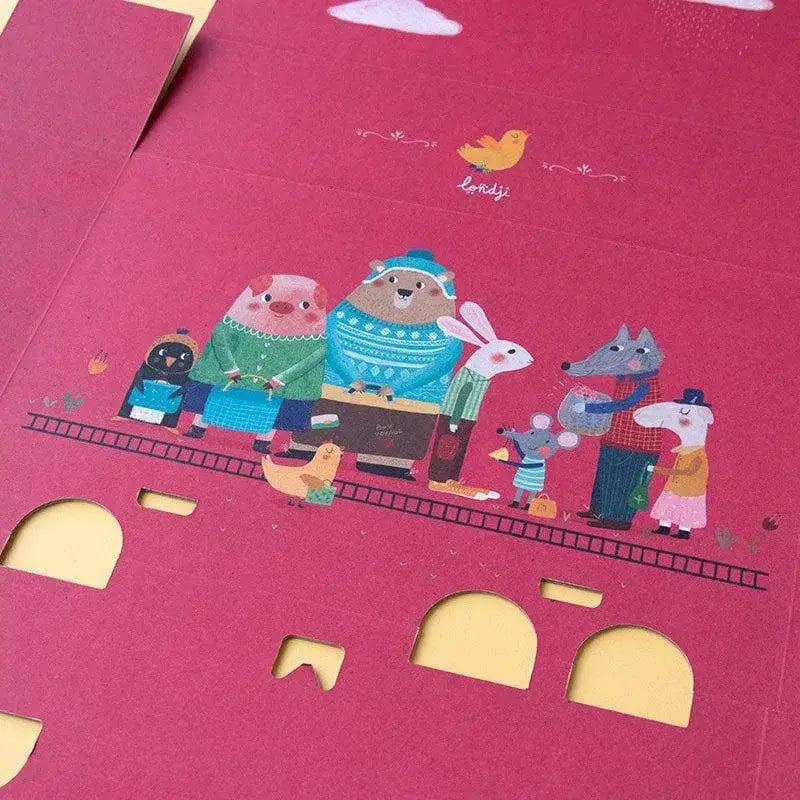 Puzzle 10x3 Teile - My Little Train - 2m lang Londji