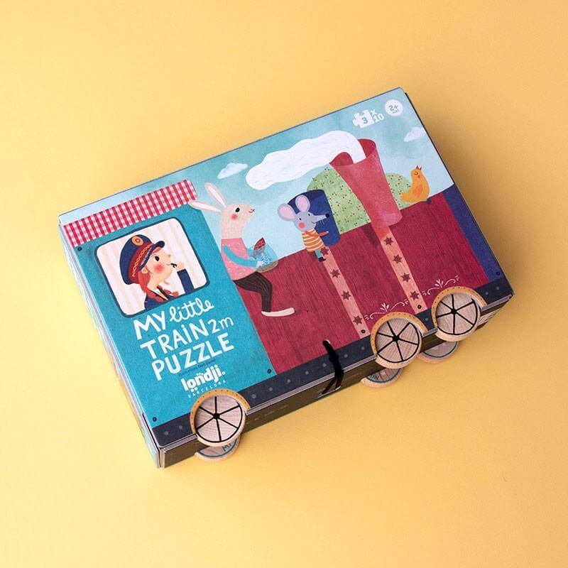 Puzzle 10x3 Teile - My Little Train - 2m lang Londji