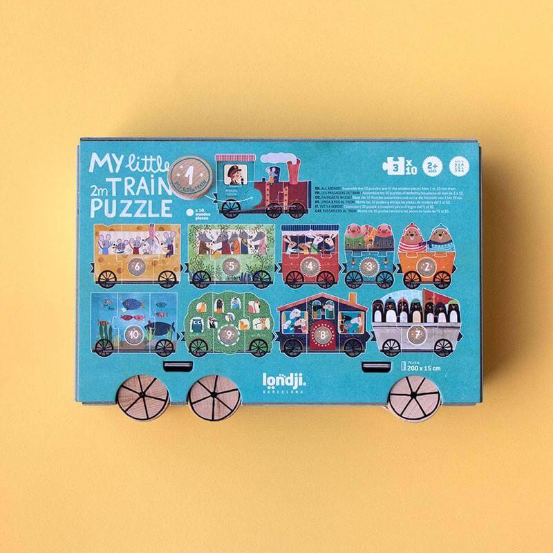 Puzzle 10x3 Teile - My Little Train - 2m lang Londji