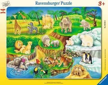 Puzzle 14 Teile Zoobesuch Ravensburger Spiele