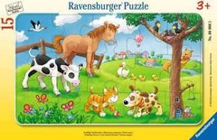 Puzzle 15 Teile Knuffige Tierfreunde Ravensburger Spiele