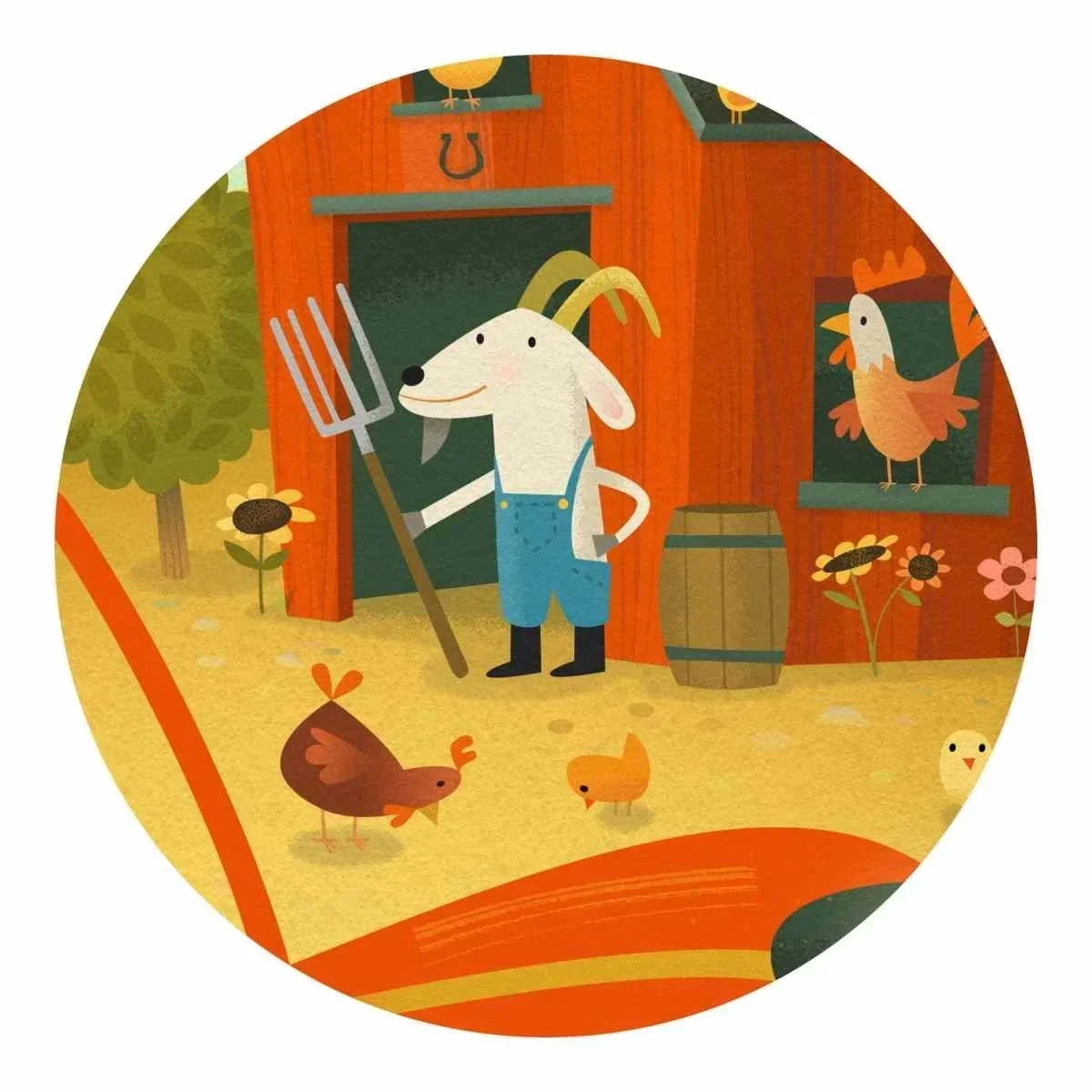 Puzzle 16 Teile - Traktor - DJ07275 Djeco