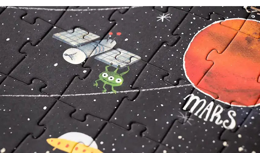 Puzzle 200 Teile - Planeten Glow in the Dark Londji