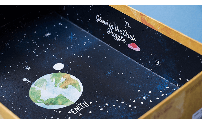 Puzzle 200 Teile - Planeten Glow in the Dark Londji