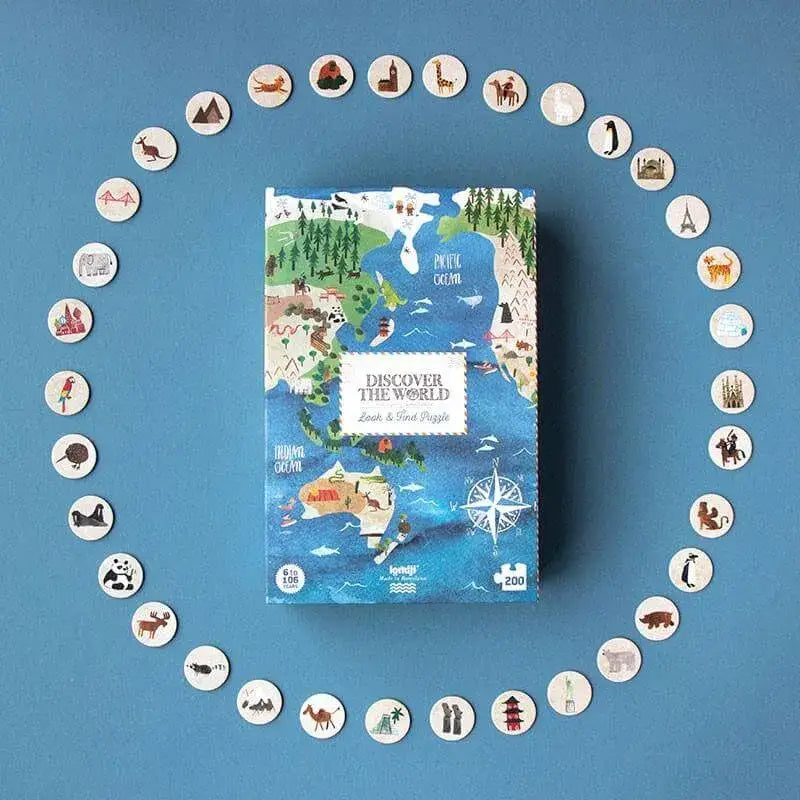 Puzzle 200 Teile - Welt entdecken Londji