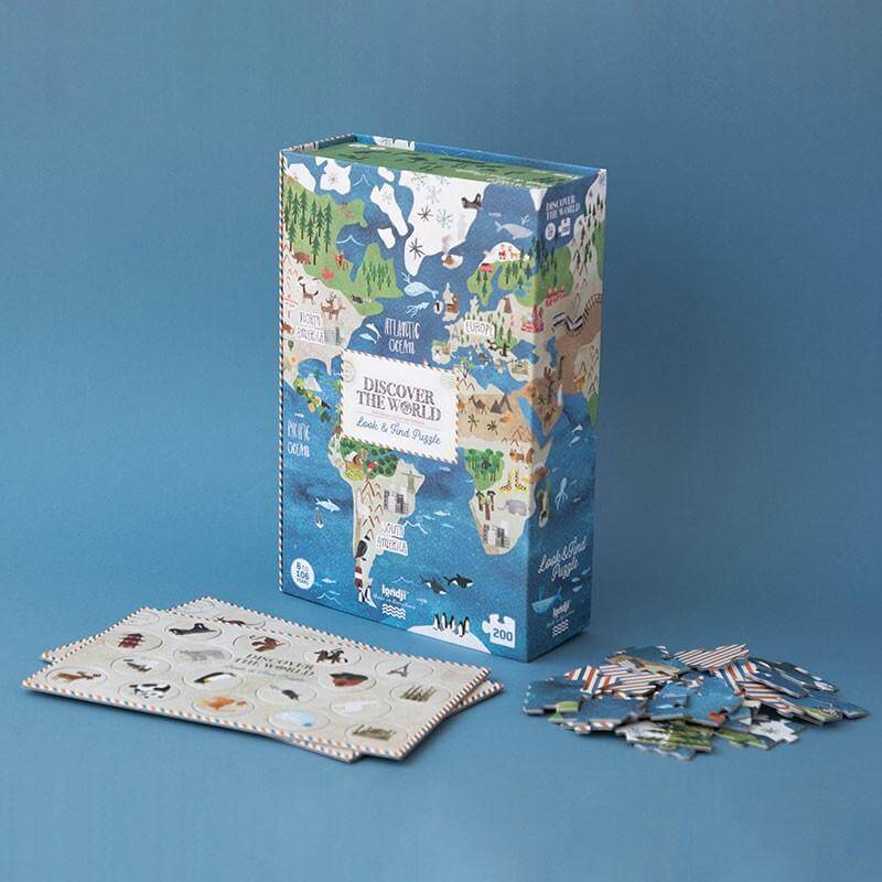 Puzzle 200 Teile - Welt entdecken Londji