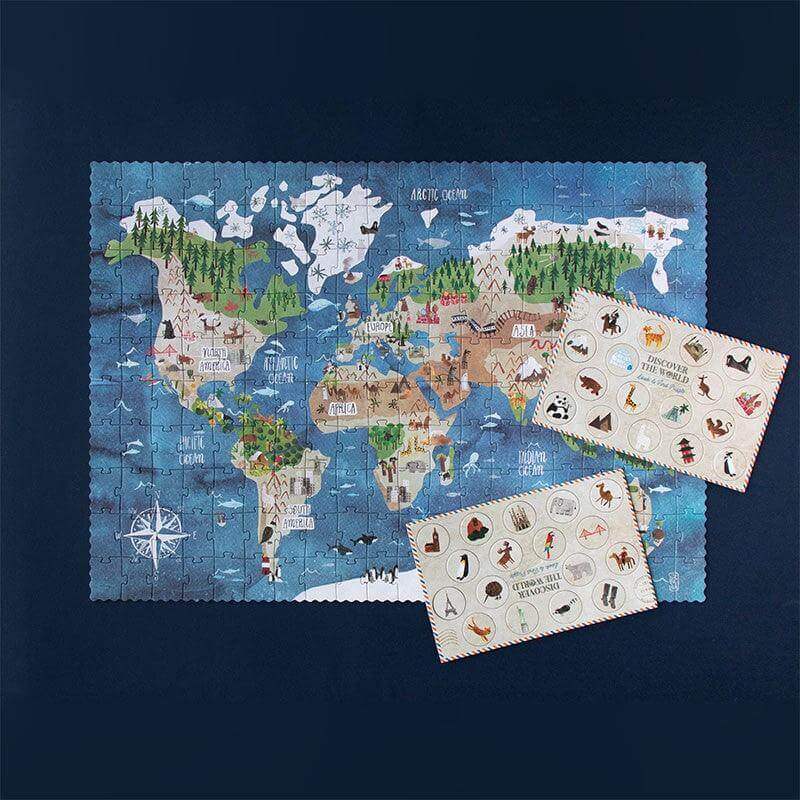 Puzzle 200 Teile - Welt entdecken Londji