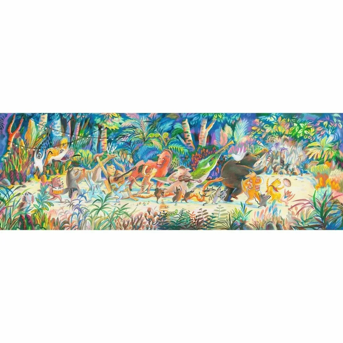 Puzzle 200 Teile - Woods music band Tierblaskapelle - DJ07682 Djeco