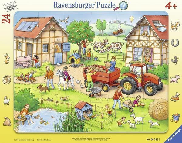 Puzzle 24 Teile Mein kleiner Bauernhof - www. kunstundspiel .de 065820