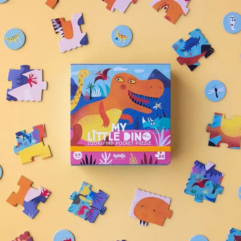 Londji-Puzzles-PocketPuzzle-MYLITTLEDINO - kunstundspiel 