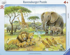 Puzzle 30 Teile Afrikas Tierwelt - www. kunstundspiel .de 61464