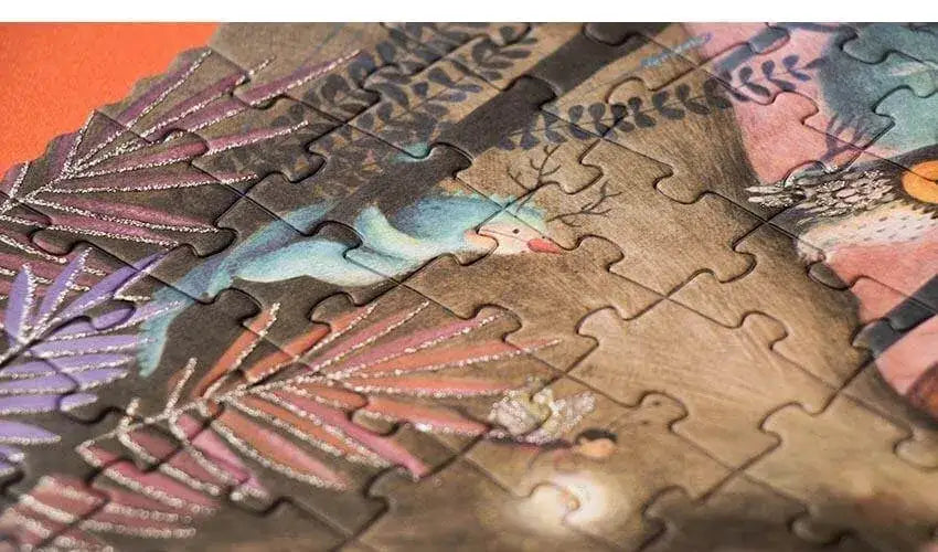 Puzzle 350 Teile - Glitzer Einhorn Londji