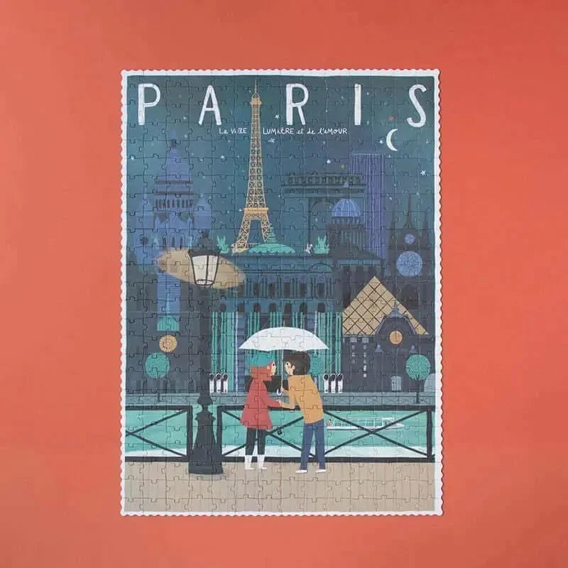 Puzzle 350 Teile - Paris Tag & Nacht Djeco