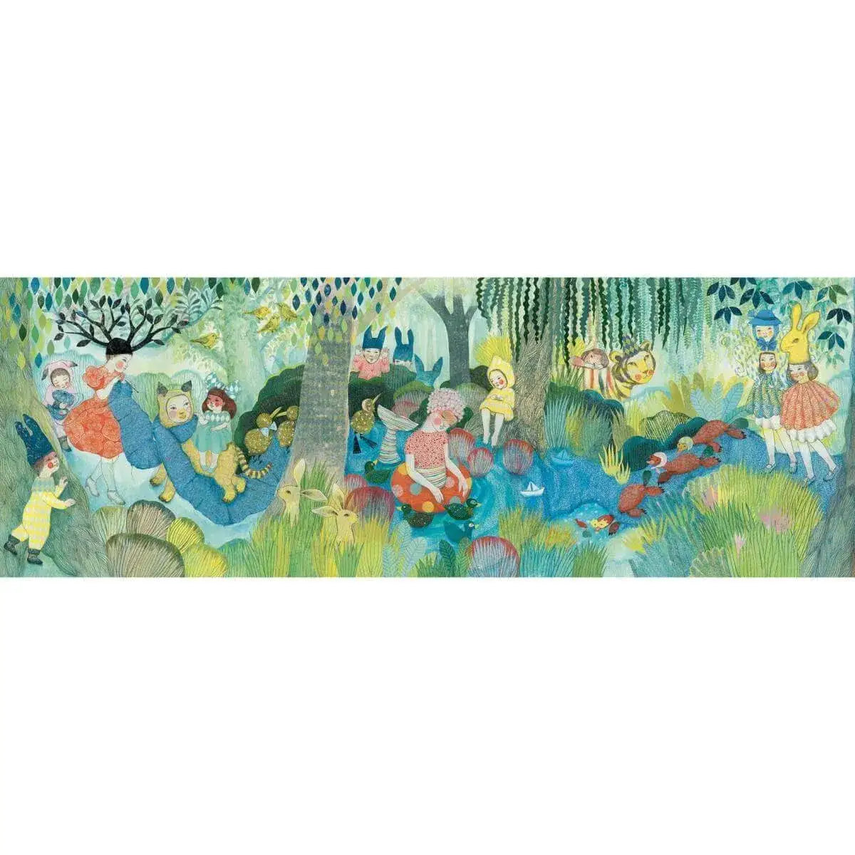 Puzzle 350 Teile - River Party Djeco