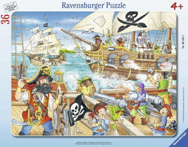 Puzzle 36 Teile Angriff der Piraten - www. kunstundspiel .de 061655