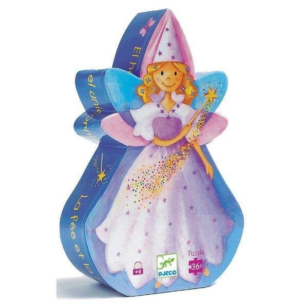 Puzzle 36 Teile - Fee & Einhorn Djeco