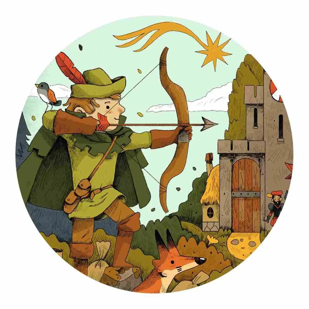 Puzzle 36 Teile - Robin Hood - 07304 Djeco
