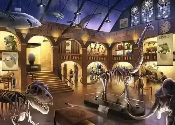 Puzzle 368 - Exit Kids - Im Naturkundemuseum - Puzzle mit Exit Spiel Elementen Ravensburger Spiele