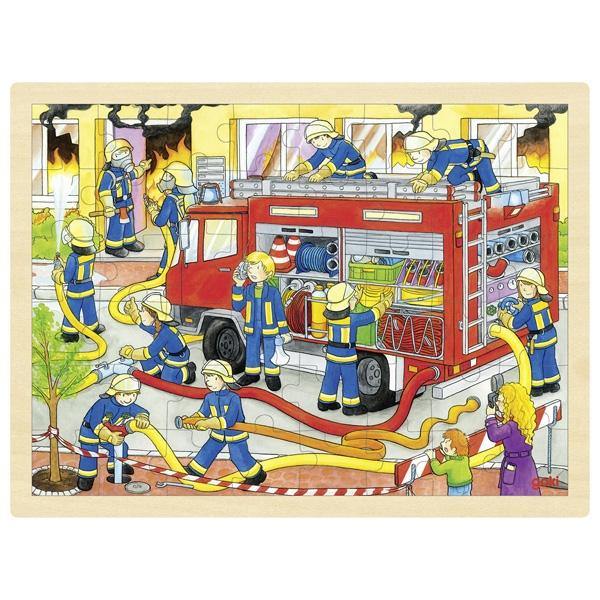 Puzzle 48 Feuerwehr - www. kunstundspiel .de 57527
