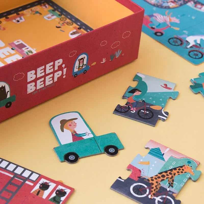 Puzzle 48 Teile Beep beep - Londji