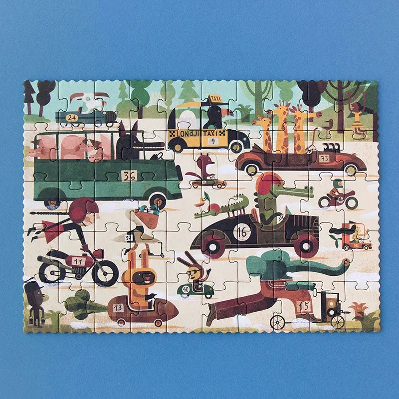 Puzzle 50 Teile Giraffen Vroom vroom - PZ66U Londji