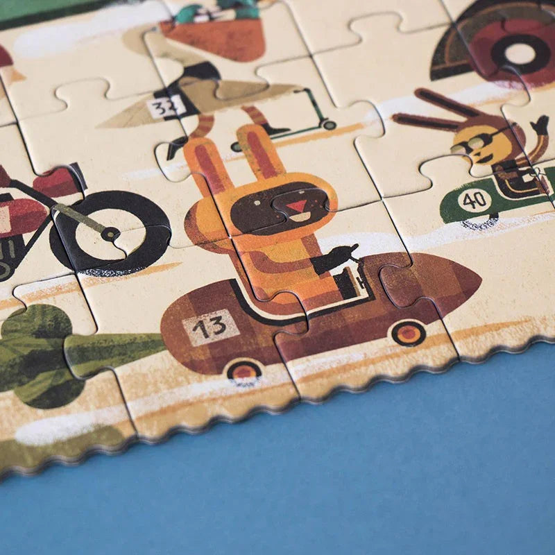 Puzzle 50 Teile Giraffen Vroom vroom - PZ66U Londji