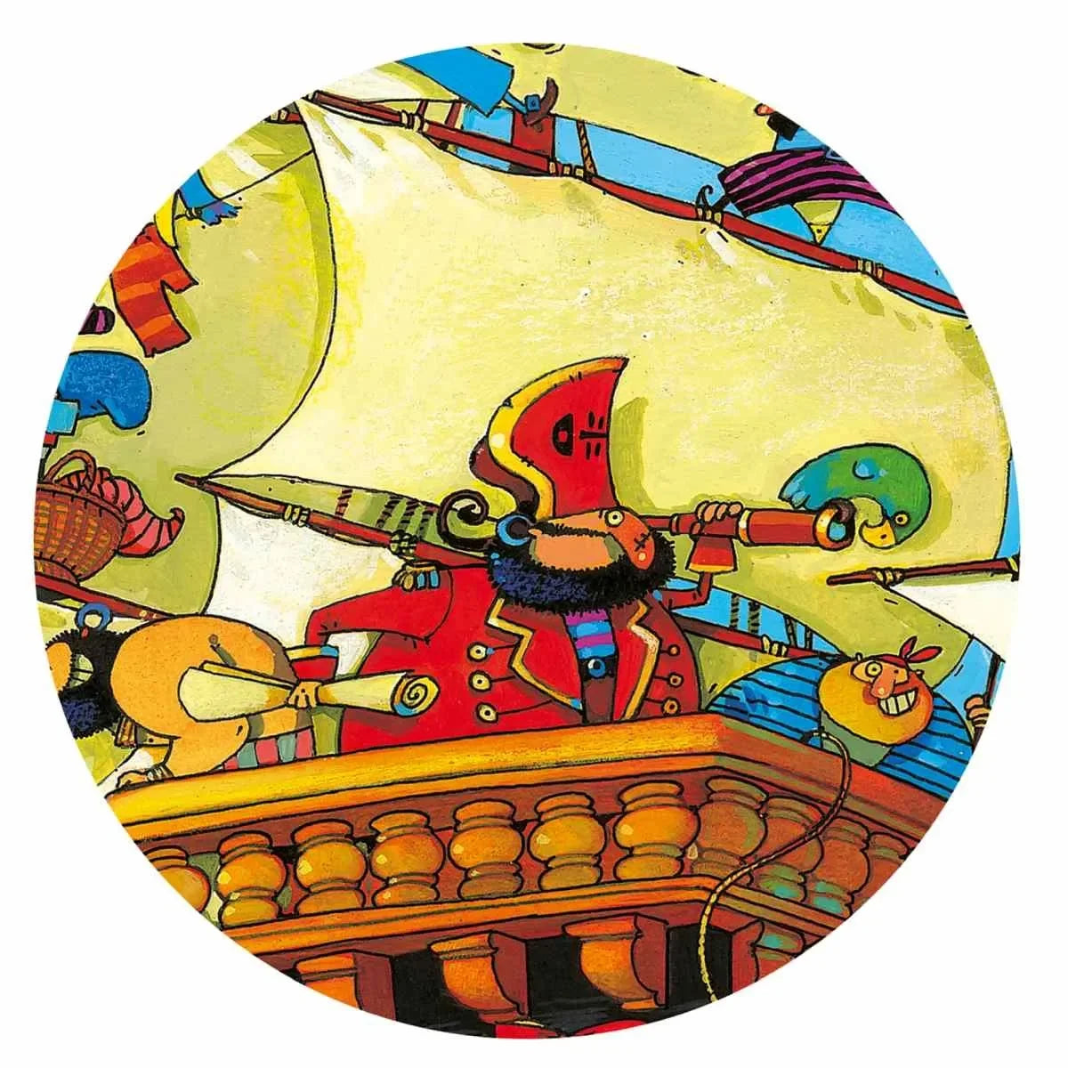 Puzzle 54 Teile - Das Schiff des Barbarossa - dj07241 Djeco