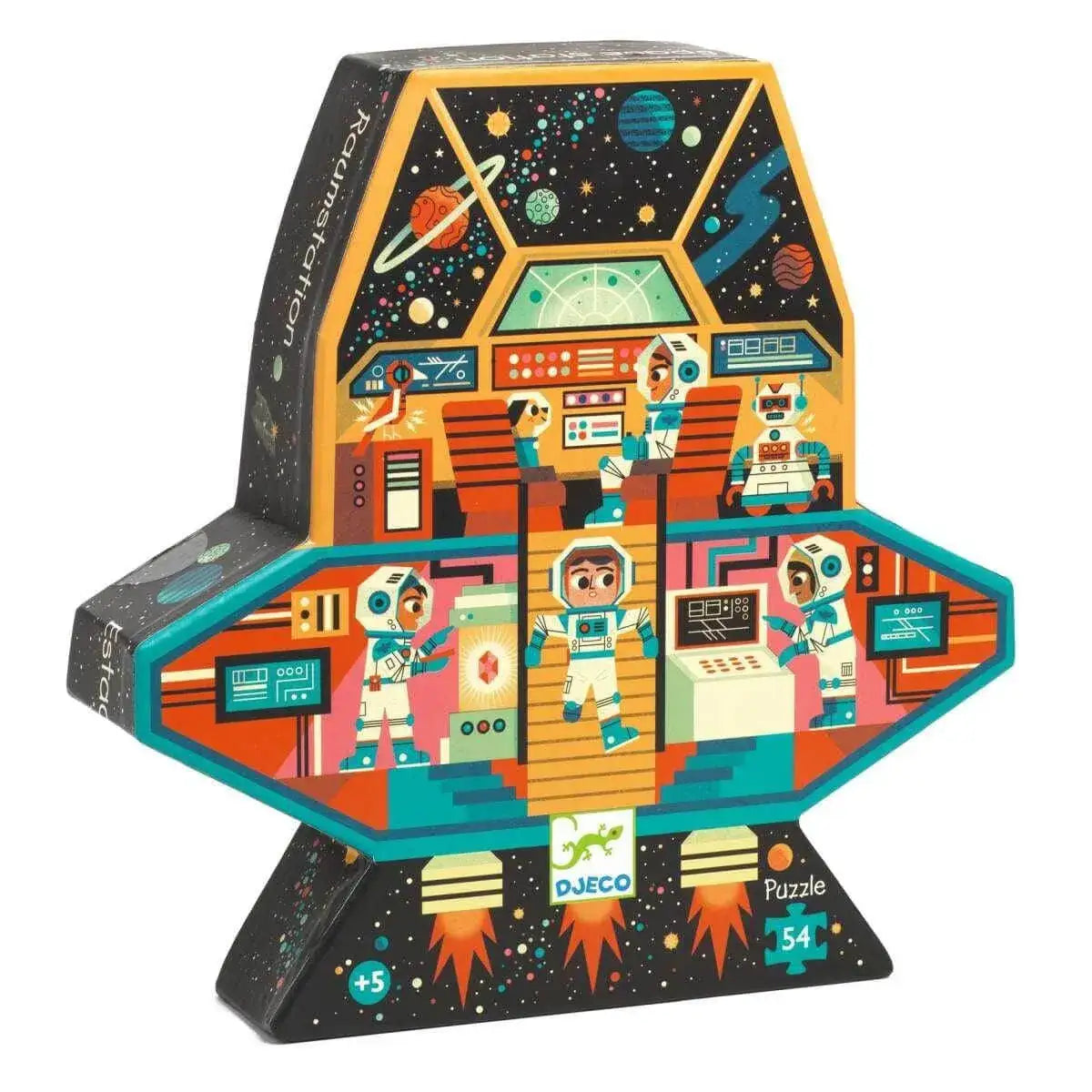 Puzzle 54 Teile - Raumstation Djeco