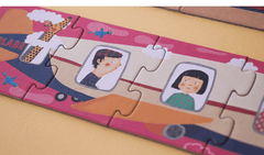Puzzle 55 Teile - Tiere auf Reisen Londji