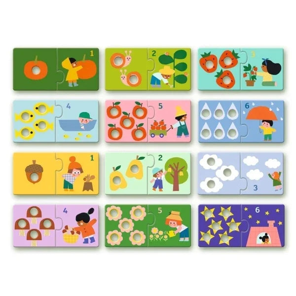 Puzzle Duo Erste Zahlen - DJ08272 Djeco