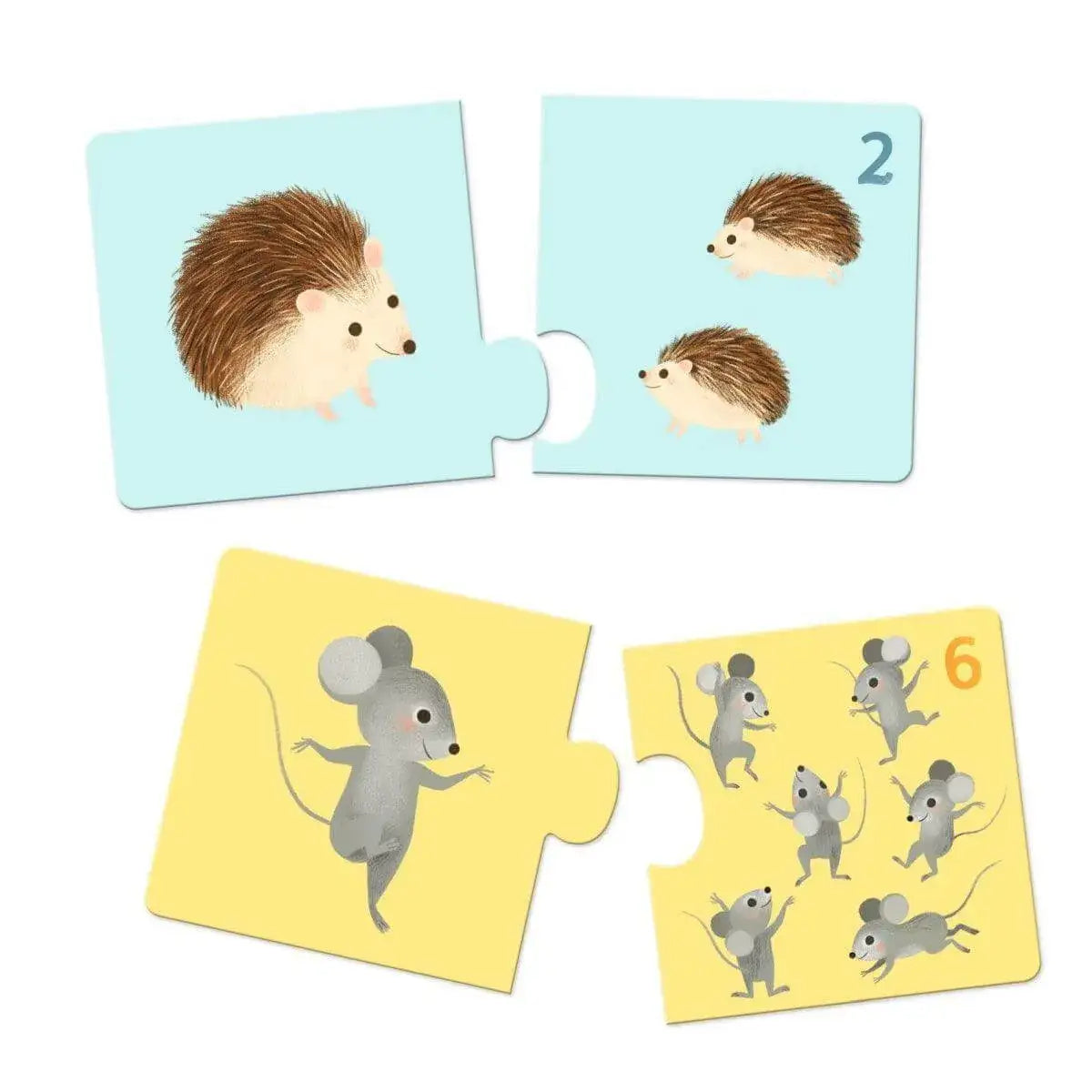 Puzzle Duo Tierbabys Djeco