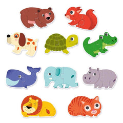 Puzzle Duo Tiere Djeco