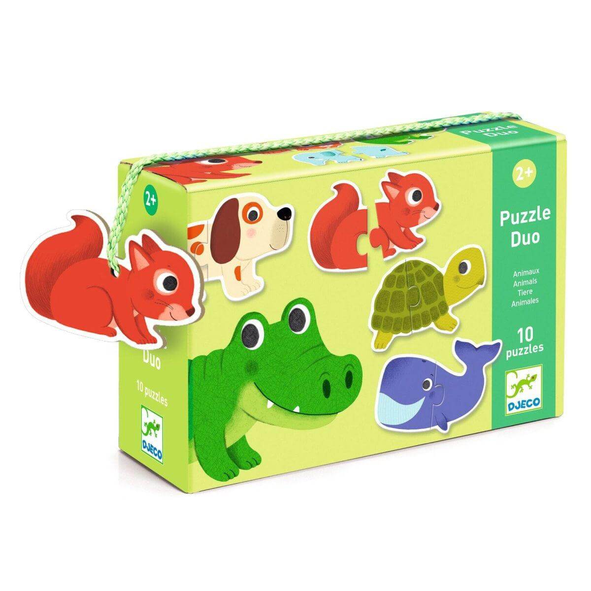 Puzzle Duo Tiere Djeco