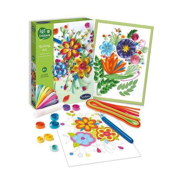 Quilling'art Blumen - www. kunstundspiel .de 3373910205306