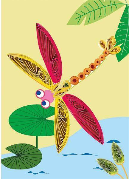 Quilling'Art Schmetterling Carletto