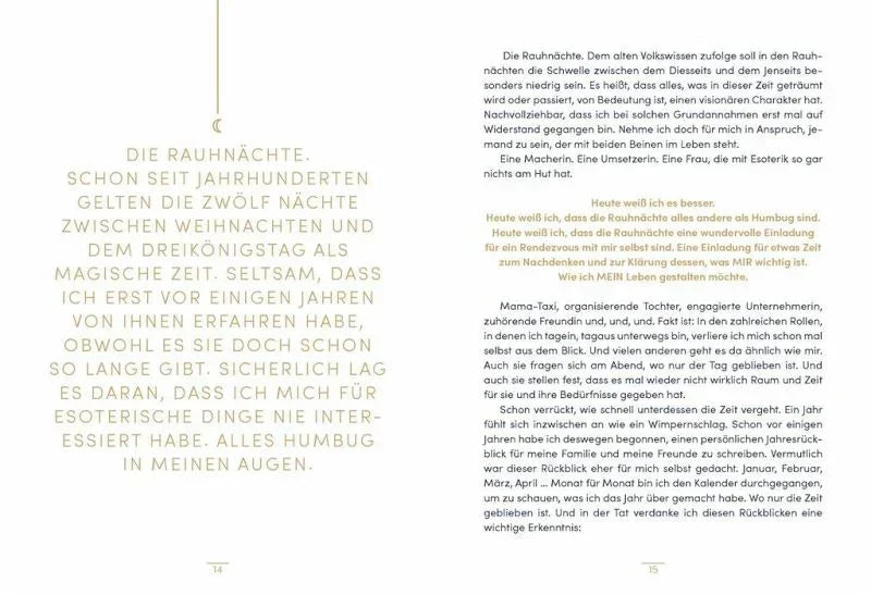 Rauhnächte - 12 Tage nur für dich - 9783957287151 Knesebeck Verlag