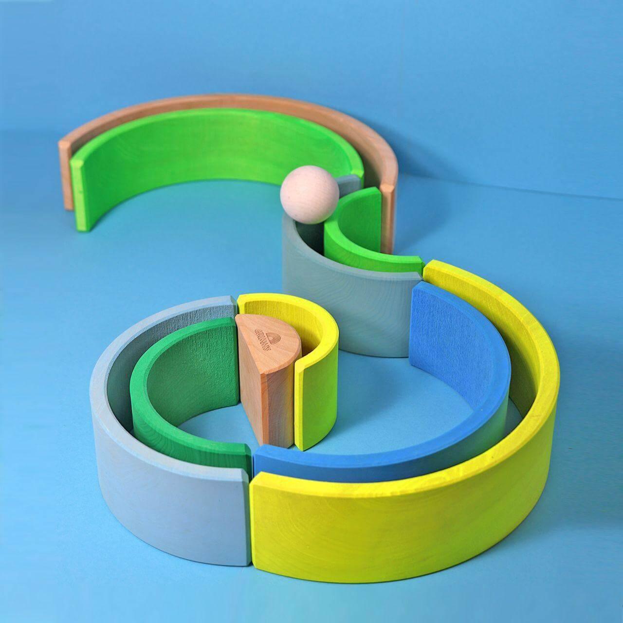 Regenbogen Neongrün Grimms