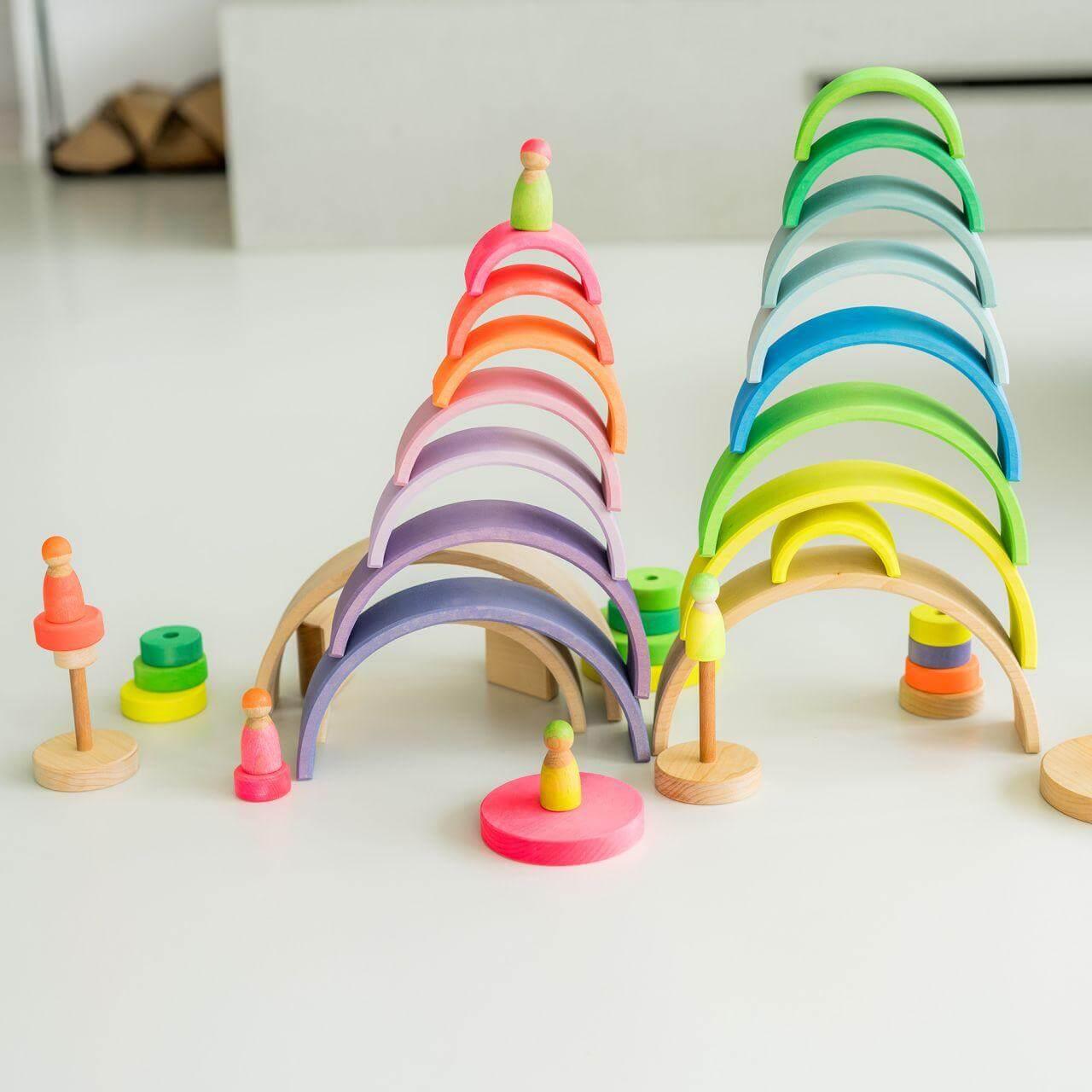 Regenbogen Neongrün Grimms