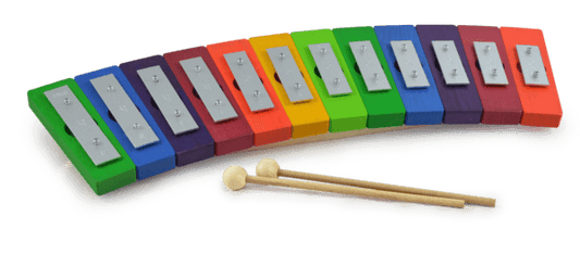 Regenbogenglockenspiel (diatonisch 12 Töne C3 - G4) Decor