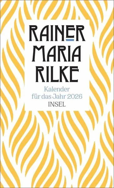Rilke - Kalender für das Jahr 2026 - 9783458684114 Insel Verlag