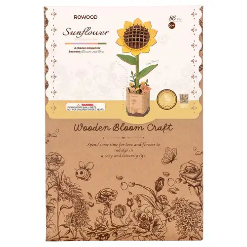 rowood-3d-holzpuzzle-sunflower-sonnenblume-tw011-kunstundspiel-5 - kunstundspiel 