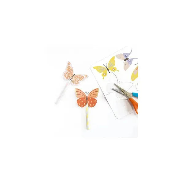 Schablonen Set kreativ Prinzessin, Schmetterling, Einhorn, Meerjungfrau - 40613 Folia