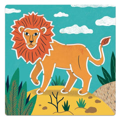 Schablonen Wilde Tiere Djeco