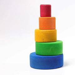 Schälchen stapelbar bunt Grimms