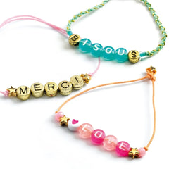 Schmuck basteln: Buchstaben - DJ09839 Djeco