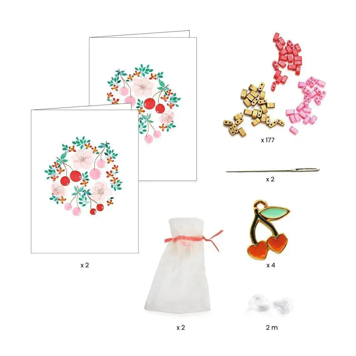 Schmuck basteln - Kirschen Djeco