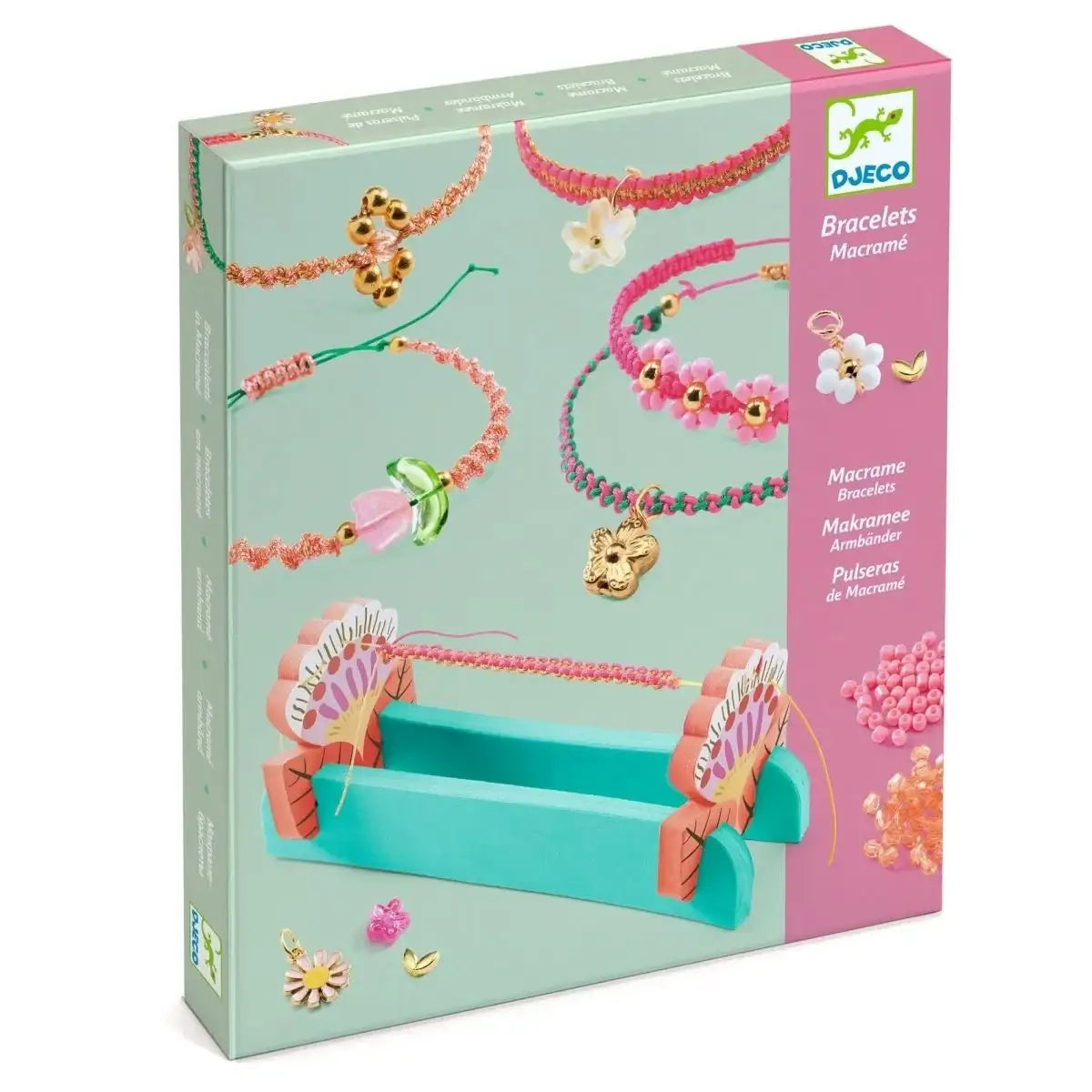 schmuck-basteln-macrame-rosa-kunstundspiel-1 - kunstundspiel 