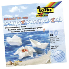 Schwimmpapier Faltblätter 20 Blatt inkl. Faltanleitung - 43200 Folia