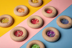 Sensorischer Donut 7cm Erdbeeren - 1279-PBSDSTRA Petit Boum