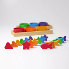 Sortierspiel Regenbogenschälchen - 42125 Grimms